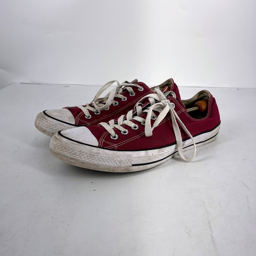 Converse Chuck Taylor All Star Ox Burgundy Canvas Mens M9691 Low Top Size 15
